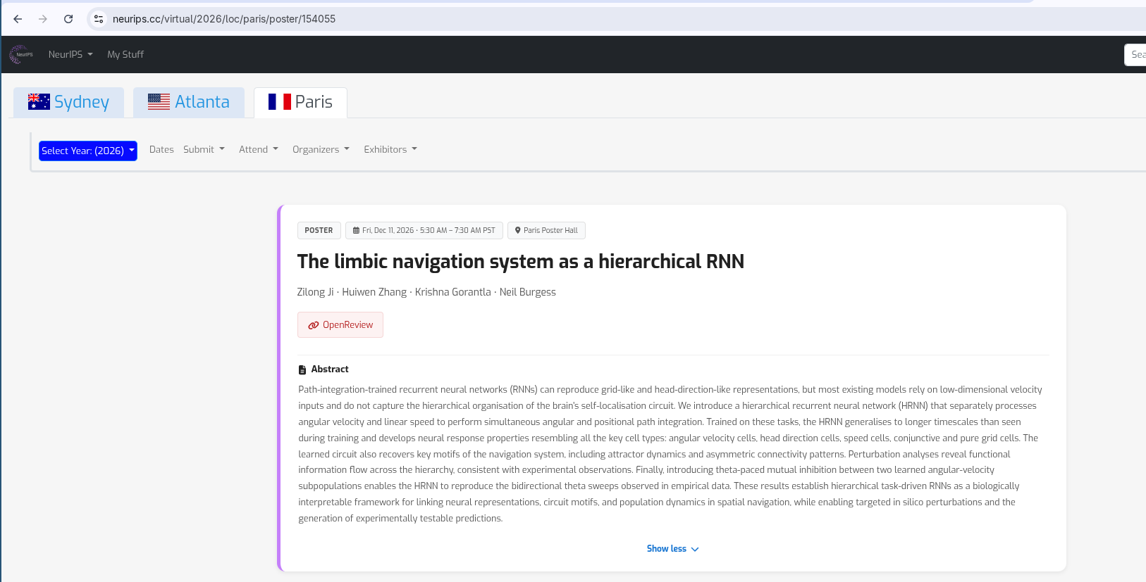 View our NeurIPS poster